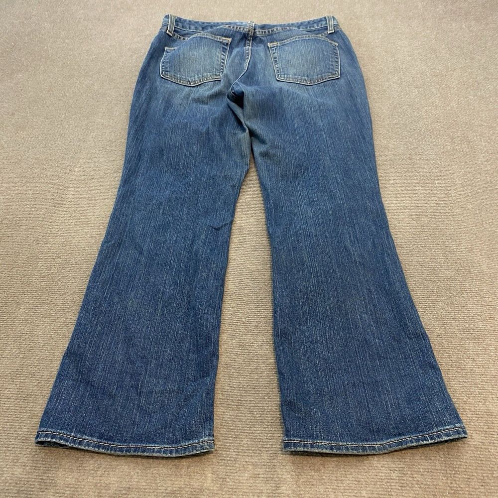 vtg Gap Jeans Womens 10 Blue Bootcut Ankle Stretch Denim Y2K‎ Made in USA 90s